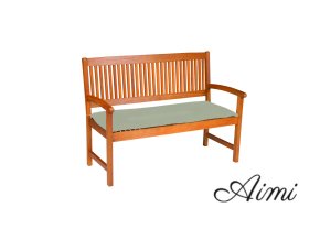 sedak life na 2 mistnou lavici 120 x 45 x 4 cm sv zelena
