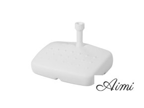 stojan pro balkonove slunecniky 17 l bily plast