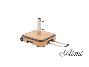 alu wood trolley 50kg pojizdny stojan s kolecky