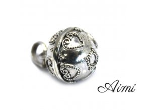 925 Strieborné Anjelské Zvončeky - Láska - 12mm (Varianta Láska - 12mm)