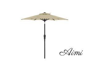 LIFE 180 cm - naklápací slnečník s kľukou (Varianta Dezén látky : 822)