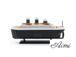 Aromaterapeutický Difuzér - Model Lode Titanic - Efekt Dymenia - USB - Zmena Farby - Diaľkové Ovládanie (Varianta Model Lode Titanic - Efekt Dymenia)