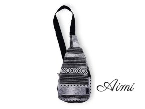 Jacquardové Prírodné Tašky - Mestský Karavan- Crossbody Taška