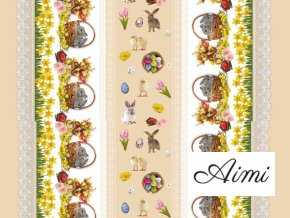 velkonocny pvc obrus VEĽKÁ NOC s bordúrou