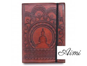 Malý Zápisník s Gumičkou - Tibetská Mandala