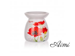 banquet aroma lampa keramicka red poppy 1full