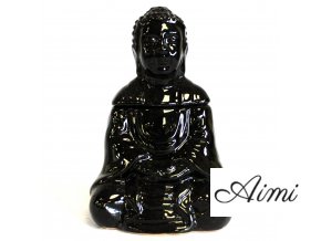 Sediaci Buddha Aroma Lampa - Čierna