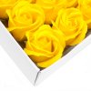 Mydlové Kvety pre Šikovné Ruky - Stredná Ruža - Žltá