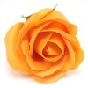Mydlové Kvety pre Šikovné Ruky - Stredná Ruža - Oranžová