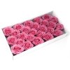 Mydlové Kvety pre Šikovné Ruky - Veľká Ruža - Tmavá Ružová