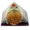 Orgonit Pyramída 70mm - Kvet Života