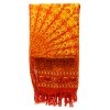 Sarong Mandala - Oranžová & Limetka