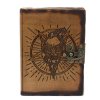 Kožený Zápisník (18x13 cm) - Pentagram & Lebka