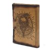Kožený Zápisník (18x13 cm) - Pentagram & Lebka