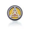 Difuzér do auta - Pewter Yoga Chakra - 30mm (Varianta Pewter Yoga Chakra - 30mm)