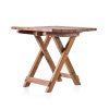 Štvorcový konferenčný stolík z recyklovaného dreva - 50x50cm