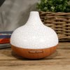 Santorini Difúzor- Popraskaný Efekt - USB kábel - Meniace Farby - Časovač (Varianta USB kábel - Meniace Farby)
