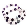 Sada 2 Náramkov Priateľstva z Drahých Kameňov - Láska - Amethyst a Ruženín (Varianta Láska - Amethyst a Ruženín)
