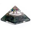 Orgonit Pyramída - Zelený Aventurín a Kvet Života - 70 mm (Varianta Zelený Aventurín a Kvet Života - 70 mm)