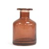 Oválna Alchymistická Fľaša na Difúzor - Jantárová Hnedá - 140 ml