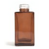Štvorcová Vysoká Fľaša na Difúzor - Jantárová - 100 ml (Varianta Jantárová - 100 ml)