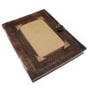 Veľký Kožený Zápisník - Prispôsobiteľný 25x32.5 cm (200 strán)