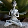Joga Lady Figúrka - Strieborno - Biela 24 cm