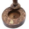 Stojan na Vonné Kužele "Tečúci Dym" - Mangové Drevo - Malý - Buddha (Varianta Mangové Drevo - Malý)