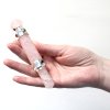 Šesťhranný Liečivý Krištáľový Prútik - 12cm - Ruženin (Varianta 12cm - Ruženin)