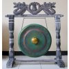 Malý Gong so Stojanom - 25cm - Vymývaná Zelená (Varianta 25cm - Vymývaná Zelená)