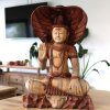 Ručne Vyrezávaná Socha Budhu - Shiva s Kobrou - 50cm (Varianta Shiva s Kobrou - 50cm)