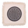 Bavlnená Mandala Obliečka - 45x45cm - Čierna