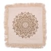 Bavlnená Mandala Obliečka - Lotus - 45x45cm - Bronzová