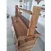 Prídavný Display pre 1,8 m stôl z Recyklovaného Dreva (Varianta Prídavný Display pre 1,8 m stôl z Recyklovaného Dreva)