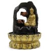 Stolová Fontánka - 30cm - Zlatý Meditujúci Budha