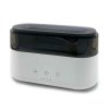 Moderný Aroma Difuzér - LED hodiny - USB-C - Efekt Plameňa (Varianta LED hodiny - USB-C)