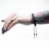 Magnetický Hematitový Náramok Shamballa - Ploché Kocky
