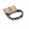 Magnetický Hematitový Náramok Shamballa - Kocky - Tigrie Oko (Varianta Kocky - Tigrie Oko)