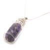 Náhrdelník Zo Vzácnych Kameňov vo Fľaške - Amethyst