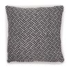 Obliečka na Vankúš - Criss-Cross - Čierna - 40x40cm (Varianta Criss-Cross - Čierna)