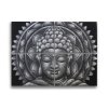 Detail Brokátu Sivý Buddha Mandala Obraz 30x40cm x 4 (Varianta Detail Brokátu Sivý Buddha Mandala Obraz 30x40cm x 4)