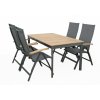 CONCEPT FSC - záhradný stôl s teakovou doskou 150 x 90 x 75 cm