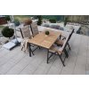 CONCEPT teak FSC - záhradné hliníkové polohovacie kreslo