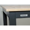 EXPERT WOOD antracit - gastro hliníkový stôl 90x90x75cm