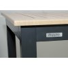 EXPERT WOOD antracit - rozkladací hliníkový stôl 150 / 210x90x75 cm