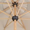 ALU WOOD 3,5 m - slnečník s kľučkou s ULTRA UV ochranou (Barvy slunečníků 820)