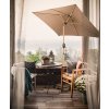 ALU WOOD 210 x 140 cm - slnečník s automatickým naklápaním s ULTRA UV ochranou (Barvy slunečníků 846)