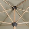 ALU WOOD 3 x 2 m - slnečník s automatickým naklápaním s ULTRA UV ochranou (Barvy slunečníků 820)