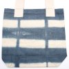 Prírodná Bavlnená Taška Tye-Dye (8oz) - 38x42x12cm - Šedé Obdĺžniky - Prírodné Ramienka (Varianta 38x42x12cm - Šedé Obdĺžniky)