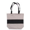 Dvojfarebná Bavlnená Taška – 38 x 42 x 12 cm – Sivá a Čierna – 10 oz (Varianta Dvojfarebná Bavlnená Taška – 38 x 42 x 12 cm – Sivá a Čierna – 10 oz)